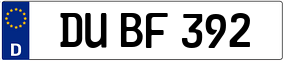 Truck License Plate